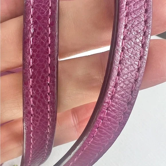 Coach Rich Purple Leather Tote - Picture 6 of 9